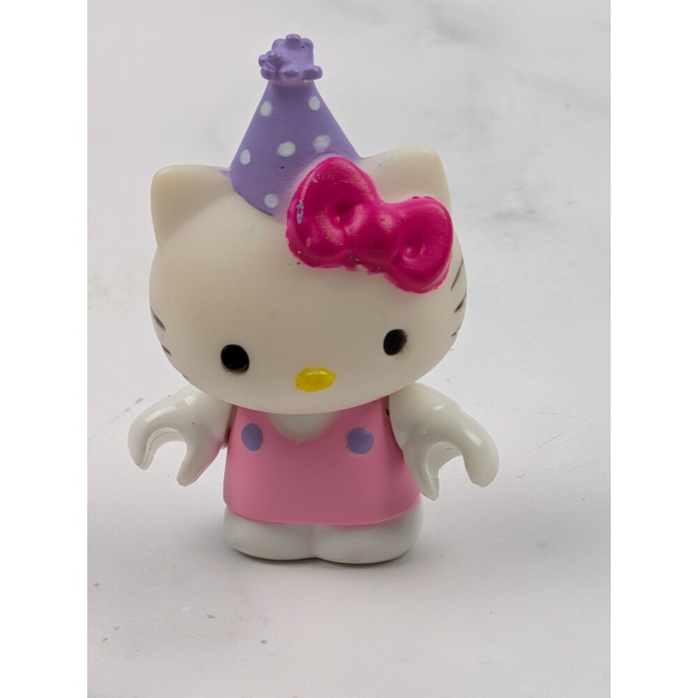 Hello Kitty Lego Mini Figure Birthday Party Jointed Sanrio Anime Character Toy